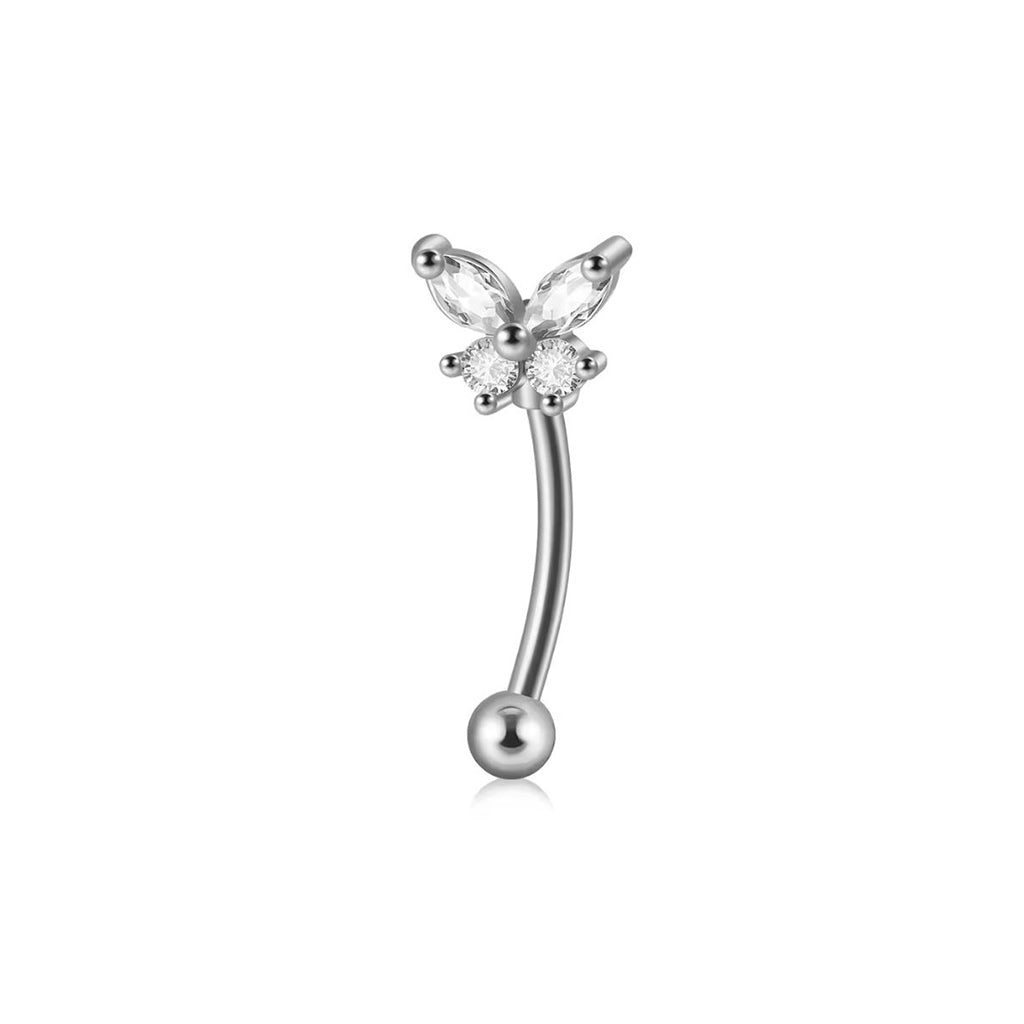 Salvatori Paris Butterfly Rook Piercing Cartilage Hoop Earring