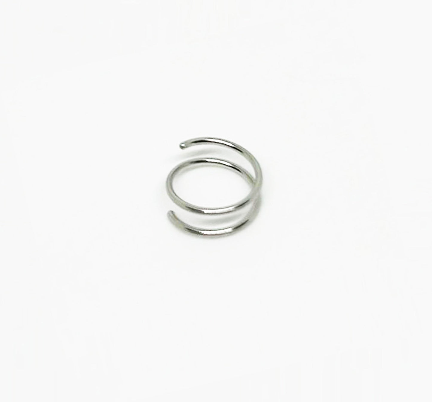 Salvatori Paris Spiral Double Nose Ring Hoop and Nose Piercing