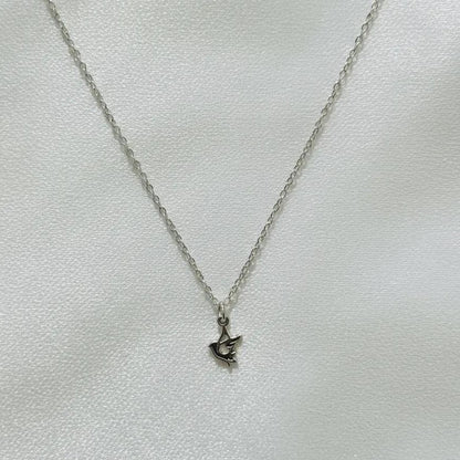 Salvatori Paris Sterling Silver Bird Pendant Necklace