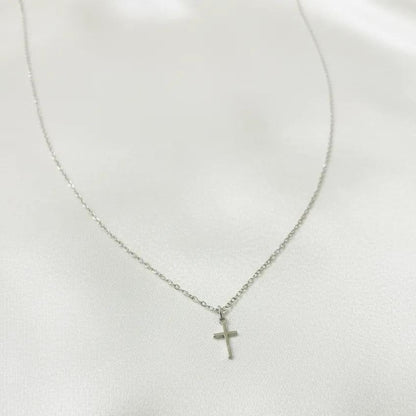 Salvatori Paris Sterling Silver Cross Pendant Necklace