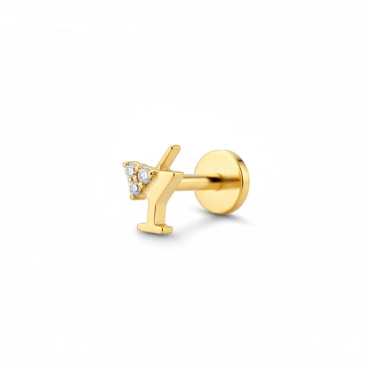 Salvatori Paris Titanium Cocktail Glass Tragus Piercing