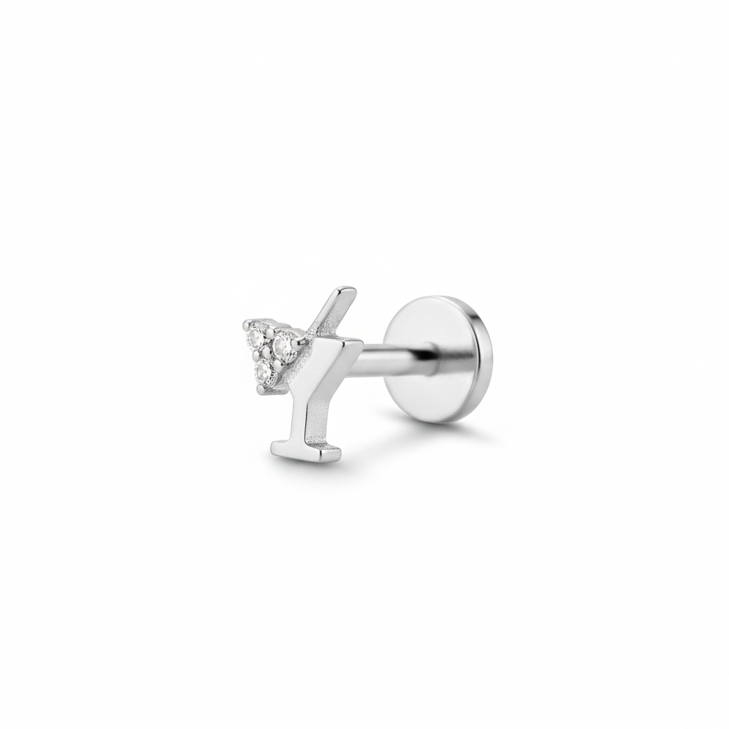 Salvatori Paris Titanium Cocktail Glass Tragus Piercing