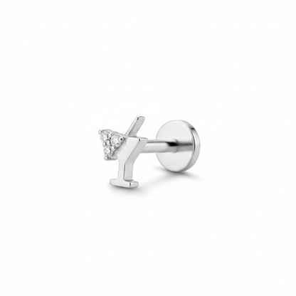 Salvatori Paris Titanium Cocktail Glass Tragus Piercing