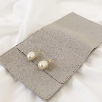 Salvatori Paris Clara Lux Gold Filled Hook Large Pearl Earrings