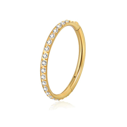 Salvatori Paris Crystal Clicker Classic Helix Piercing