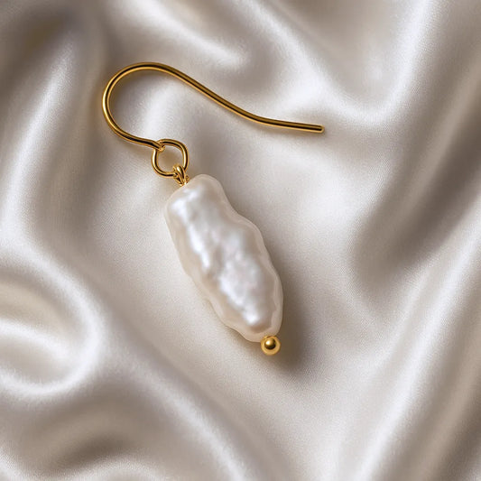 Salvatori Paris Perla Céleste Pendant Baroque Pearl Drop Earring