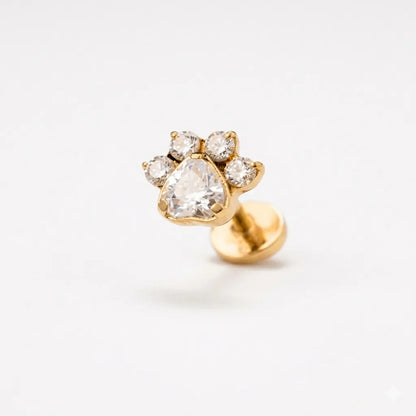 Salvatori Paris Dog Paw Tragus Piercing