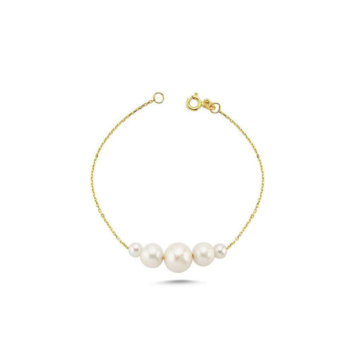 Salvatori Paris Layered White Baroque Pearl Bracelet