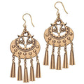 Kalevala Moon Goddess Earrings, bronze, Kalevala Originals
