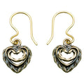 Kalevala Heart of the House earrings, bronze, Kalevala Originals