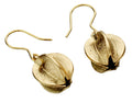 Kalevala Snow Flower earrings, hook, bronze, Kalevala Modern, 3682142K
