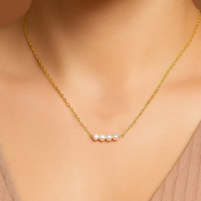 Salvatori Paris Vent Saphir Tiny Baroque Pearl Necklace