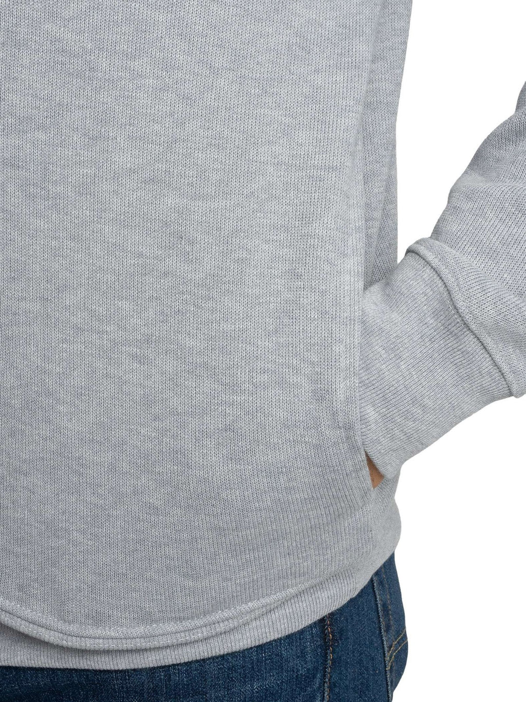 Lacoste Men's Zip Collar Sweatshirt, Grey